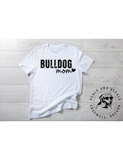 Bulldogs Mom with Heart