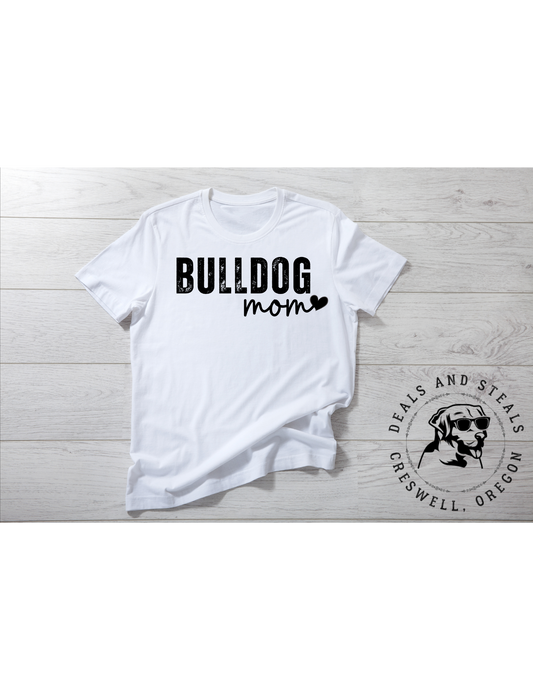 Bulldogs Mom with Heart