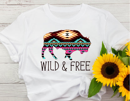 Wild & Free Aztec Buffalo