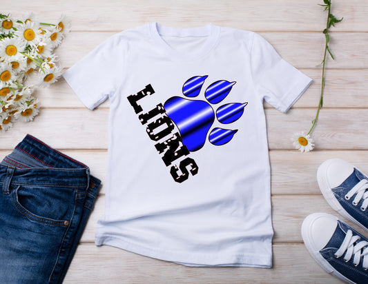 Lions Slanted Paw