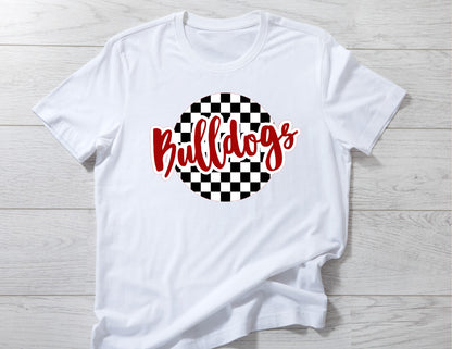 Retro Bulldogs Round Logo