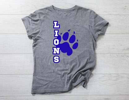 Vertical Lions And Paw