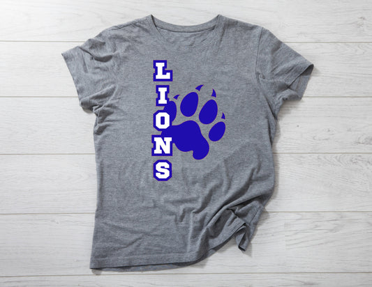 Vertical Lions And Paw