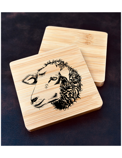 Heavy Sheep Head Outline