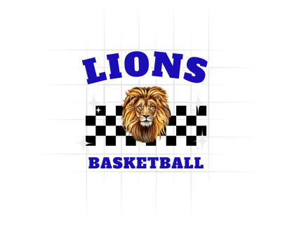 Retro Lions Basketball Tee