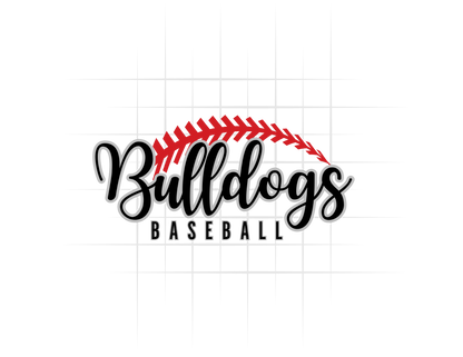 Bulldogs Baseball Arched Lace Tee