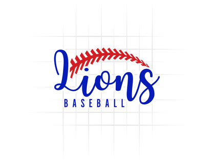 Lions Baseball Arched Lace Tee