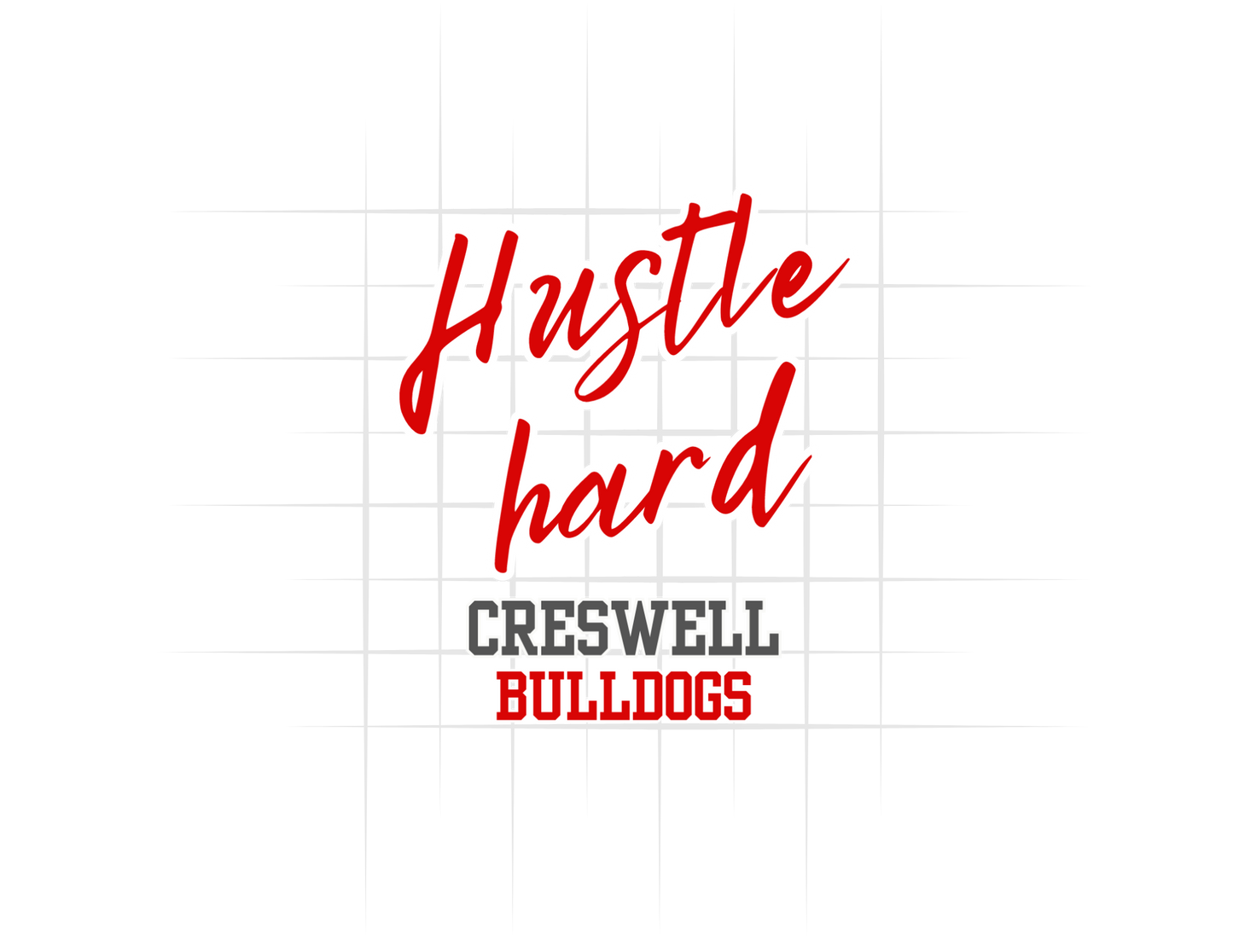 Hustle Hard Bulldogs Tee