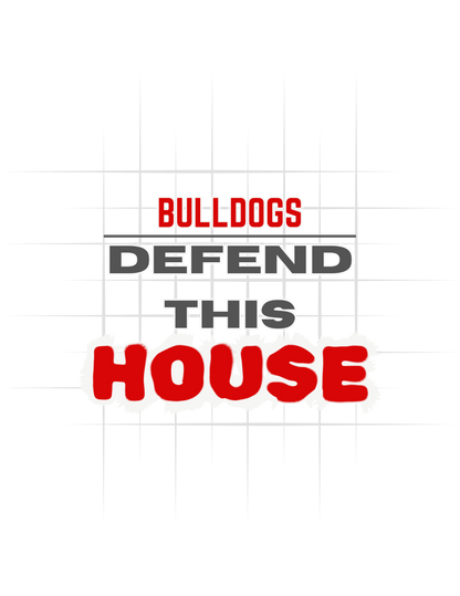 Bulldogs Defend This House Tee