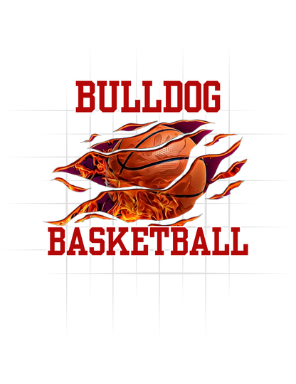 Bulldogs Torn Basketball Tee