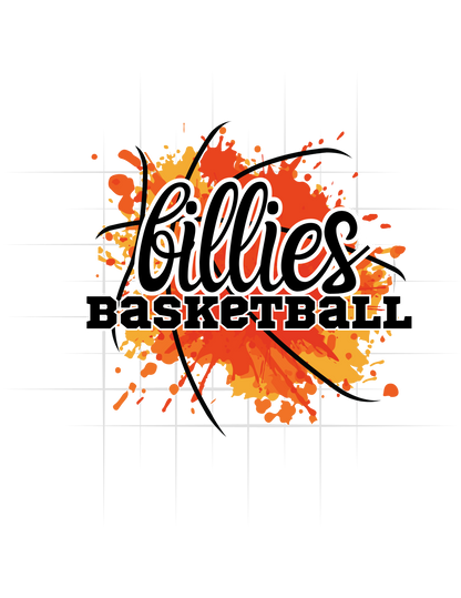 Billies Splatter Basketball Tee