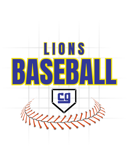 Lions Baseball Curved Laces Tee