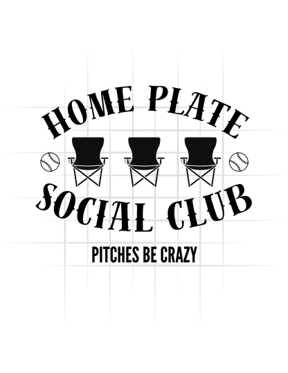 Home Plate Social Club Pitches Tee