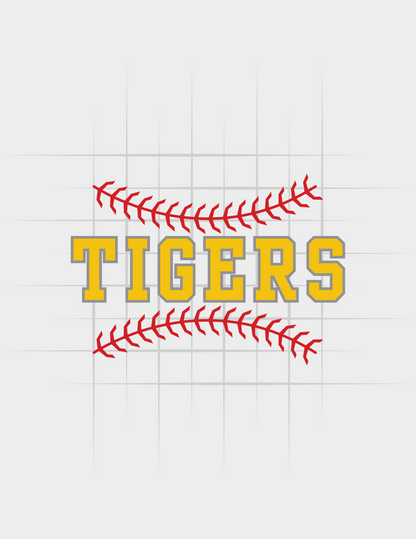 Tigers & Laces Baseball Tee