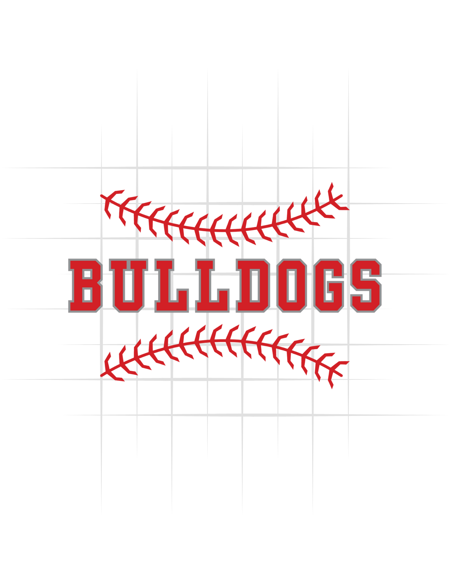 Bulldogs & Laces Baseball Tee