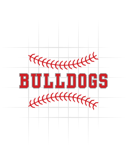 Bulldogs & Laces Baseball Tee