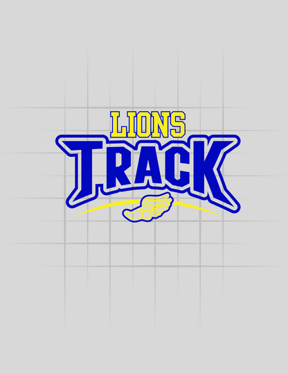 Lions Oversized Logo Track Tee