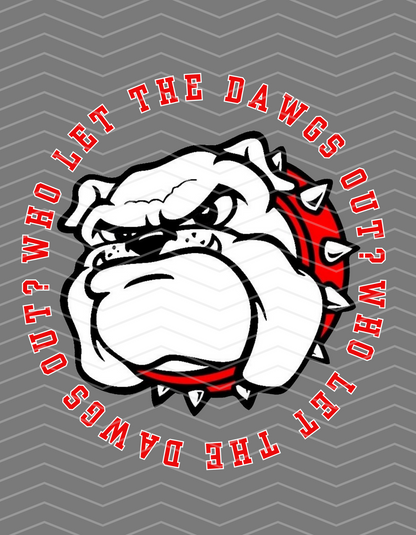 Who Let The Dogs Out? Bulldogs Logo!