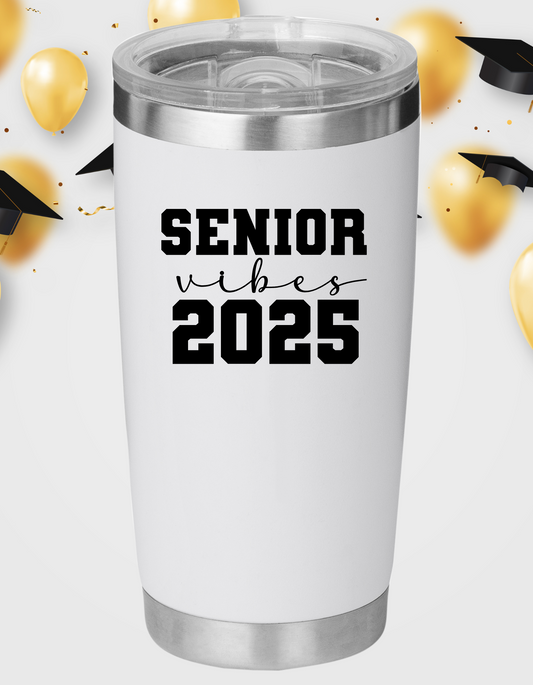 Laser Engraved Graduation 2025 Tumbler-1