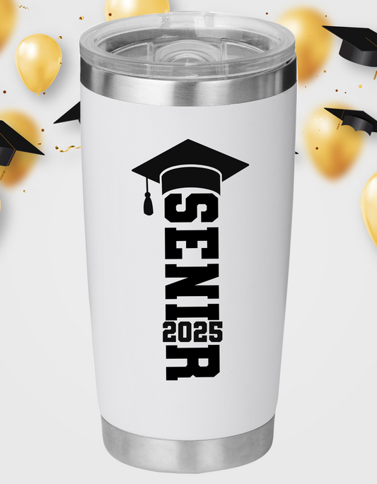 Laser Engraved Graduation 2025 Tumbler-4