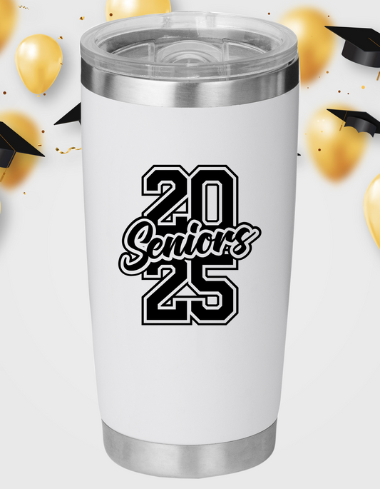 Laser Engraved Graduation 2025 Tumbler-6