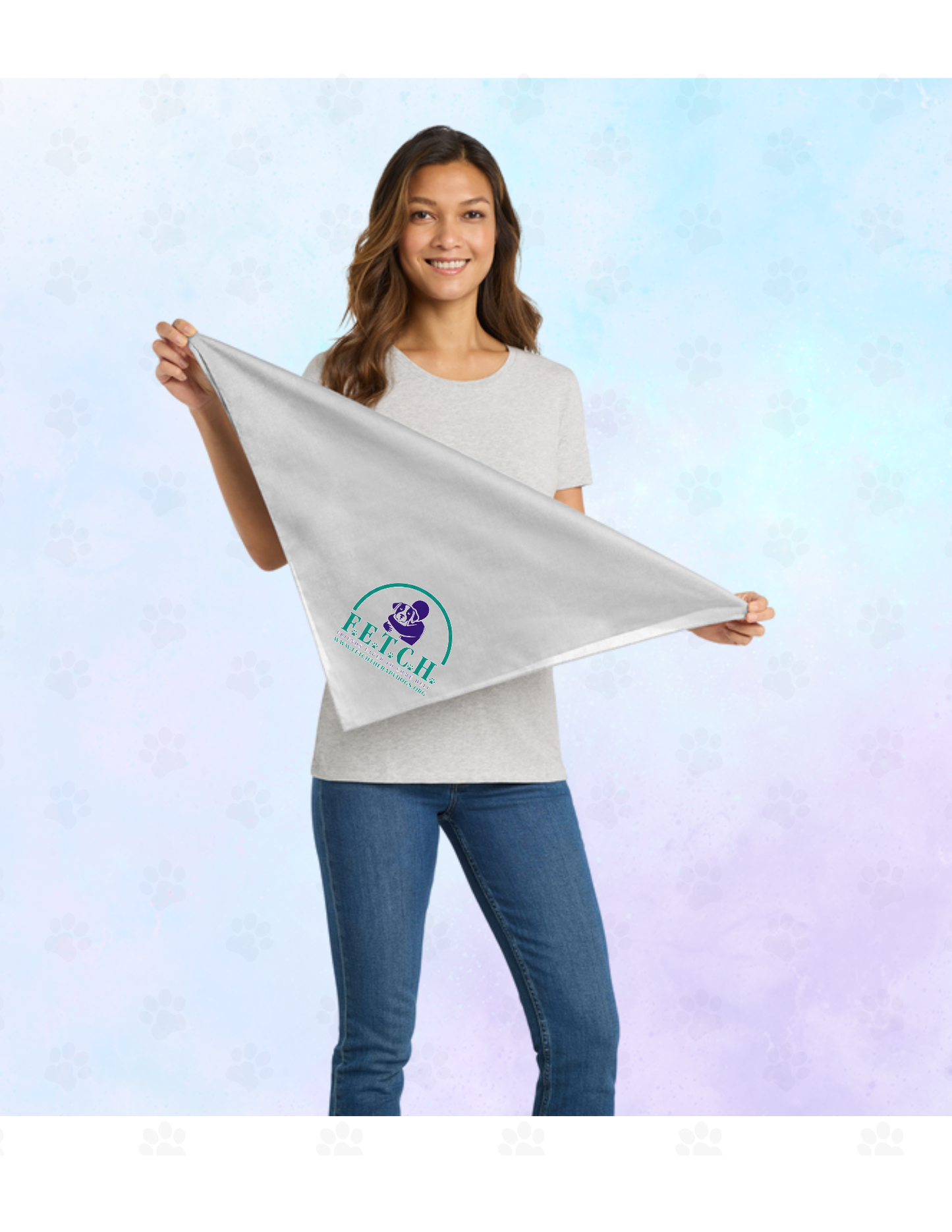 F.E.T.C.H. Logo-Pet Bandanas