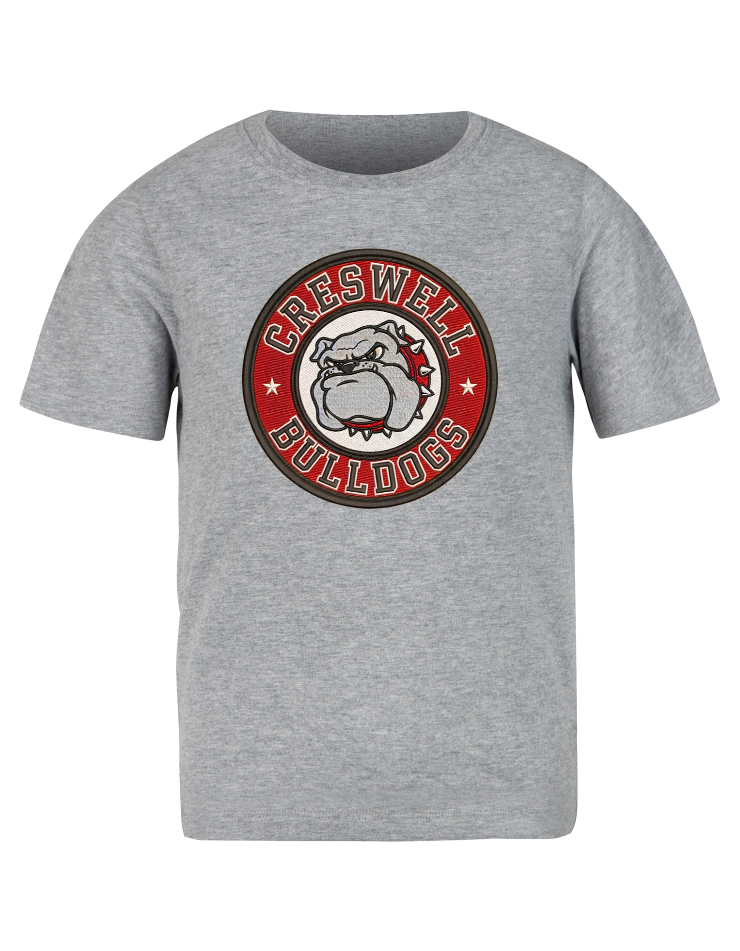 Faux Embroidered Creswell Bulldogs Logo