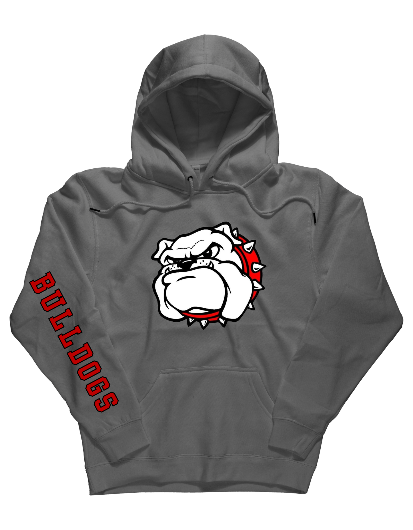 Bulldogs With Black & Red Sleeve Logo