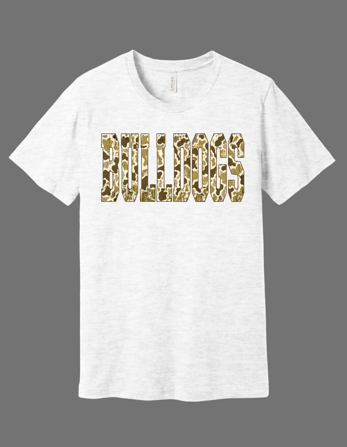 Bulldogs Brown Camo Logo