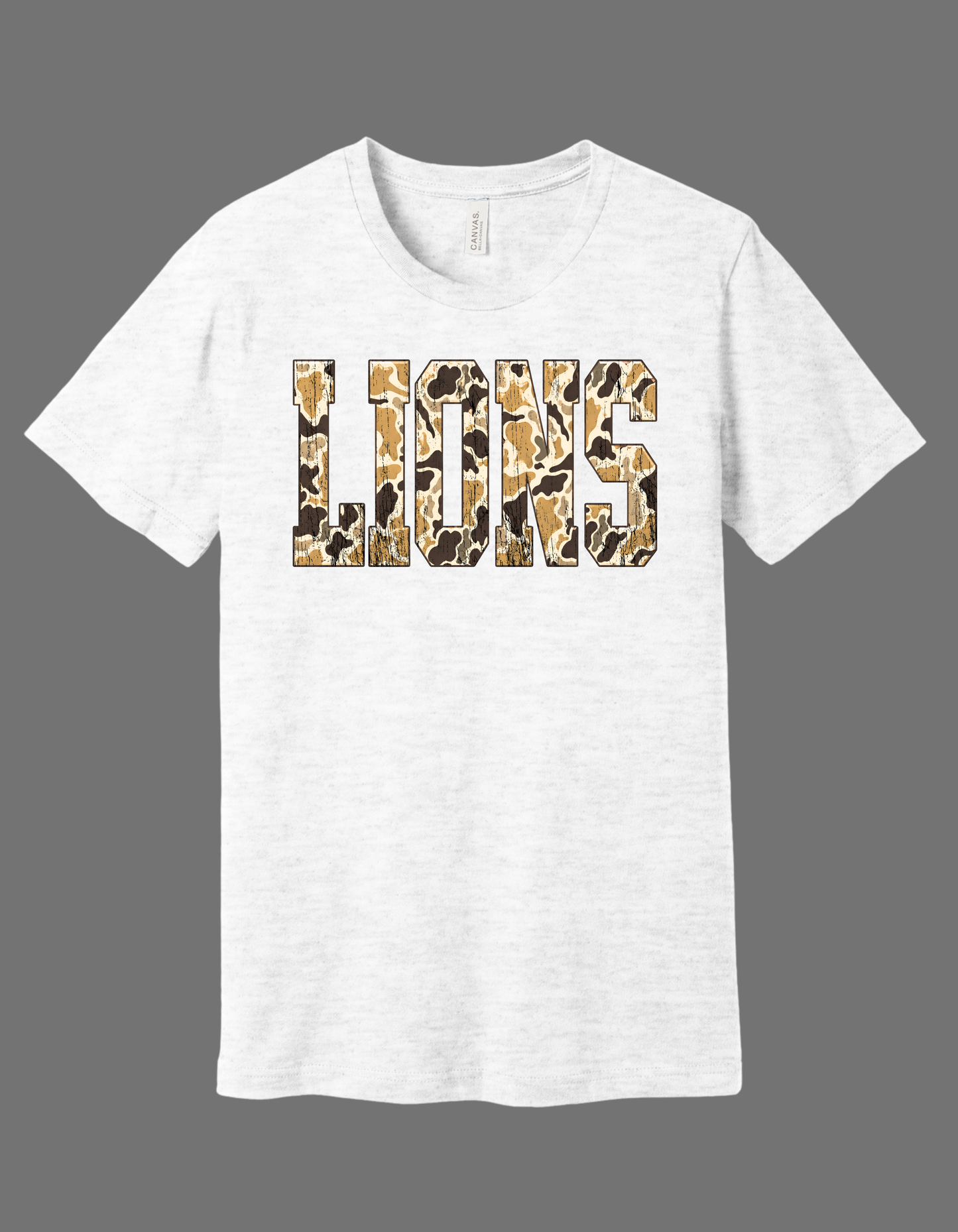 CG Lions Camo Logo