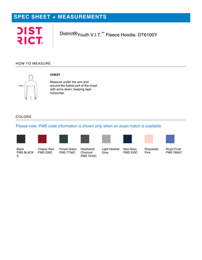 Creswell Mat Club YOUTH Hooded Sweatshirt