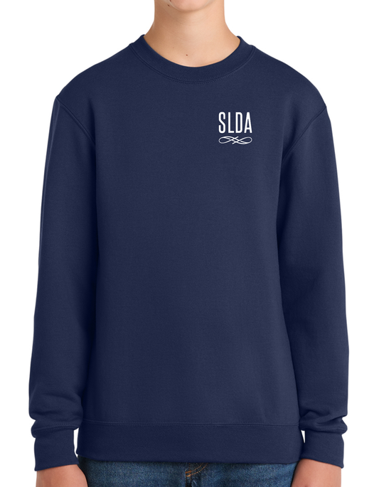 SLDA Navy Blue YOUTH Crewneck Sweatshirt