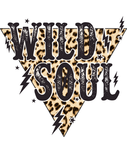 Wild Soul Leopard Print Logo