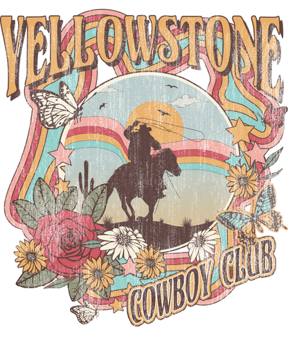 Yellowstone Distressed Logo