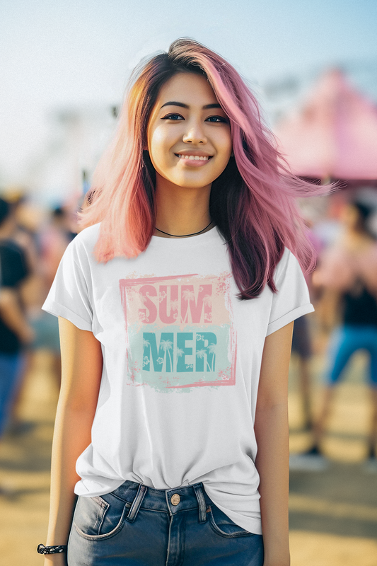 Summer Palm Trees Logo