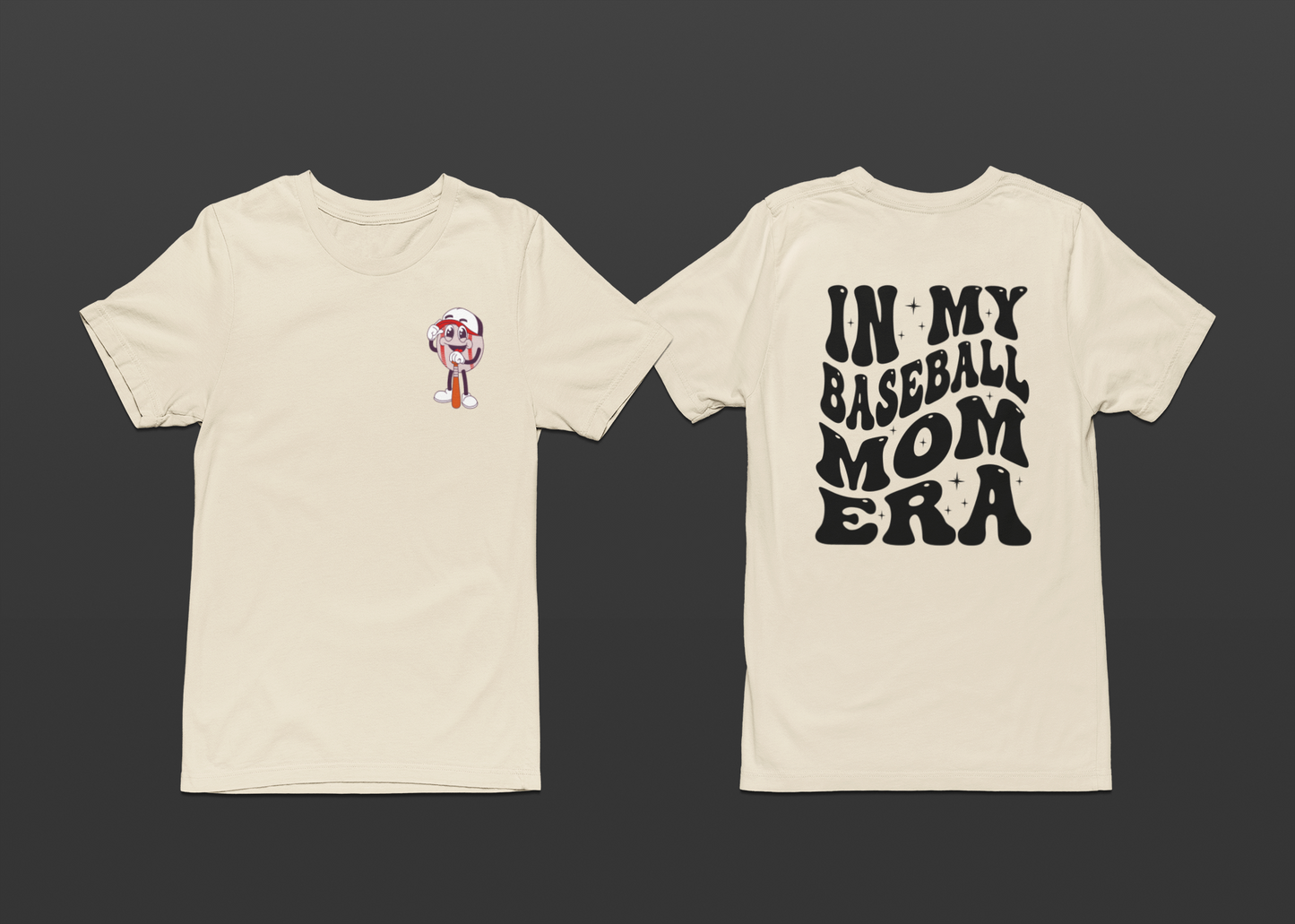 In My Baseball Mom Era Logo Tee