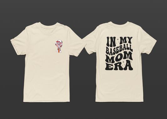 In My Baseball Mom Era Logo Tee