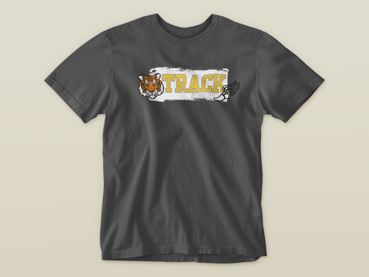 Tigers Logo Track And Field Tee
