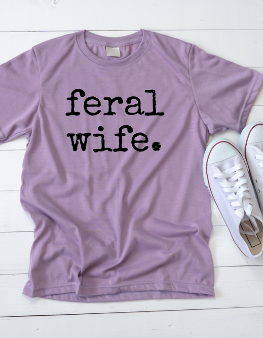 Feral Wife Typography