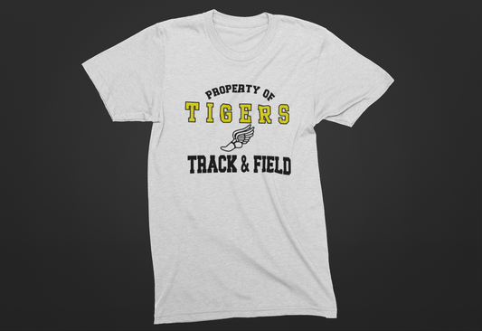 Property of Tigers Track and Field  Tee