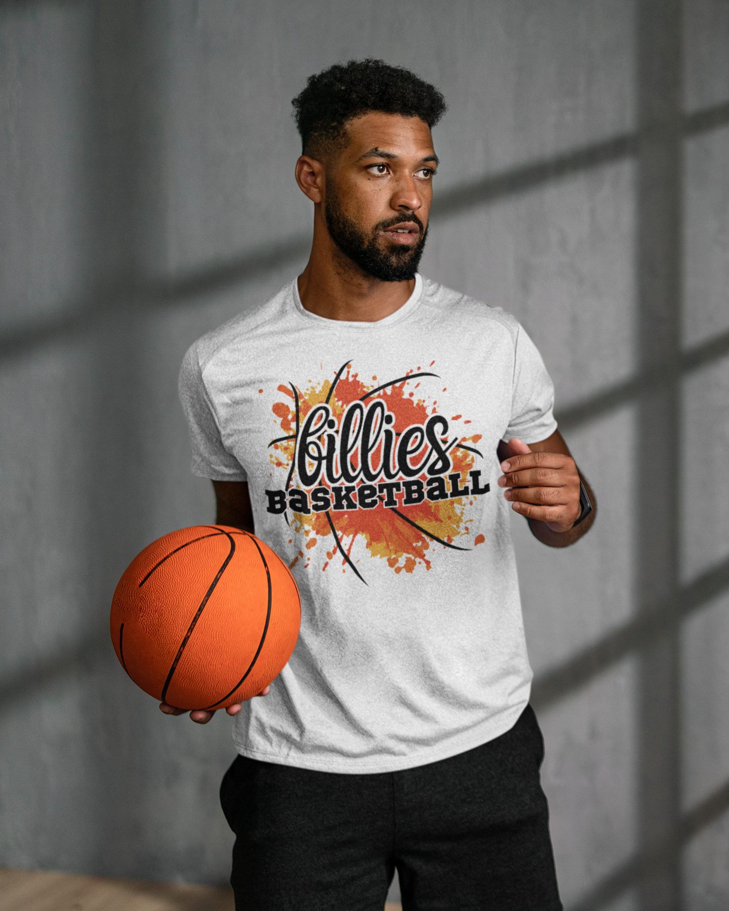 Billies Splatter Basketball Tee