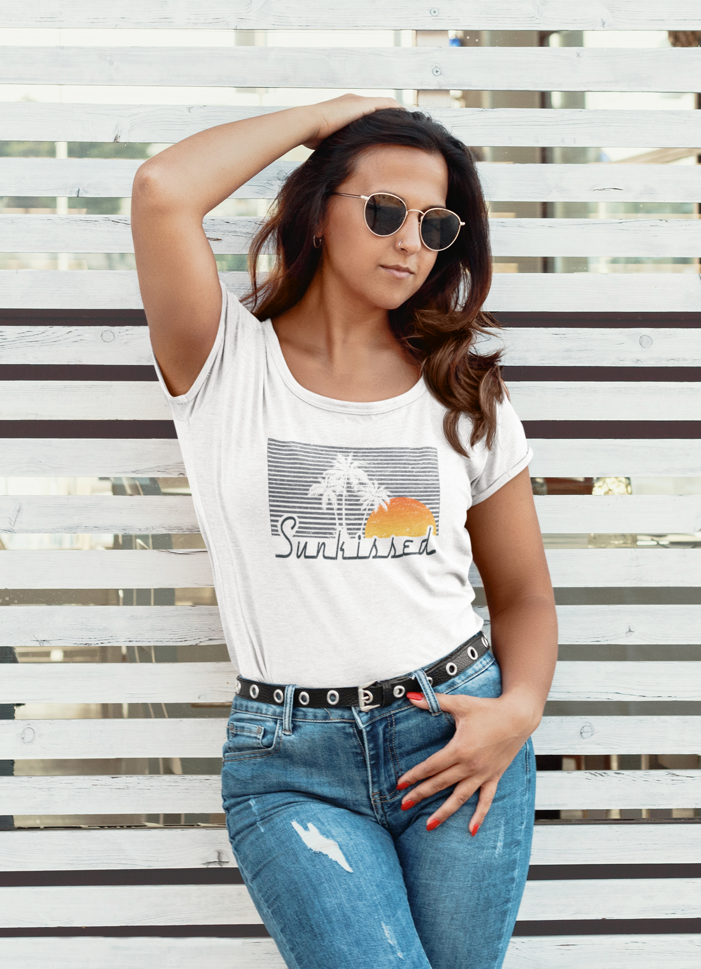 Sunkissed Distressed Logo