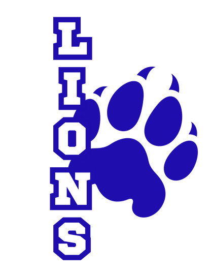 Vertical Lions And Paw