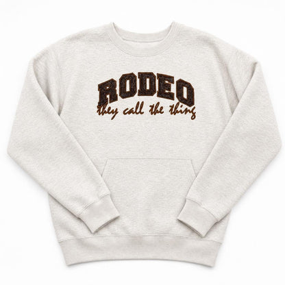 RODEO- Embroidered Applique Sweatshirt