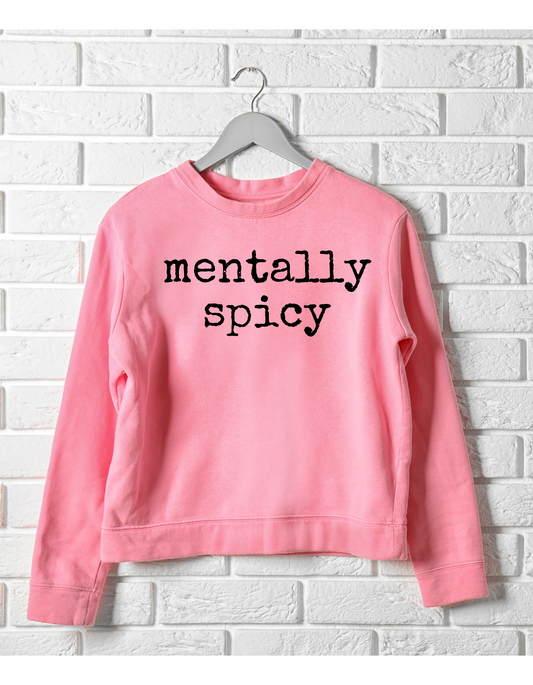 Mentally Spicy Typography