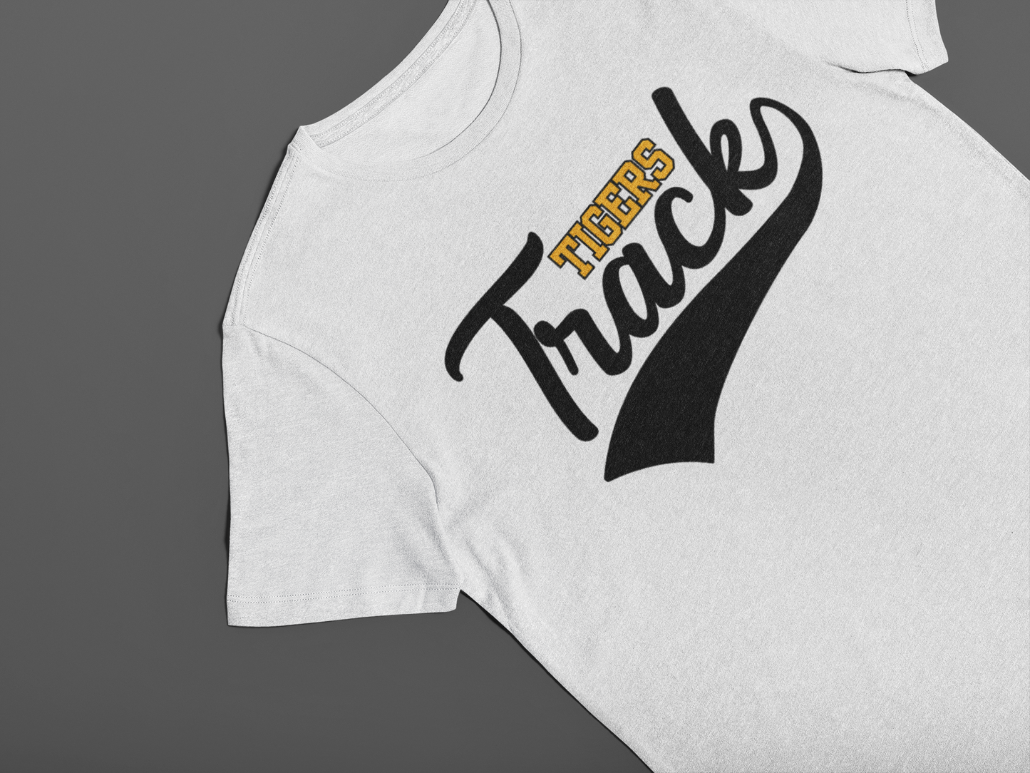 Tigers Track Swoosh Tee