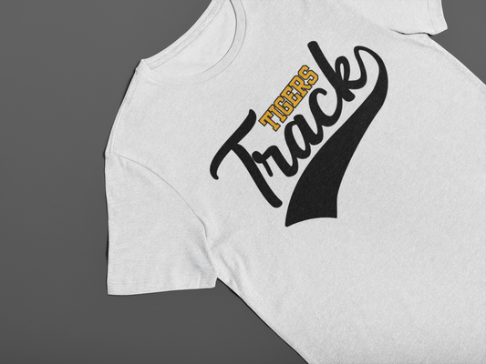 Tigers Track Swoosh Tee