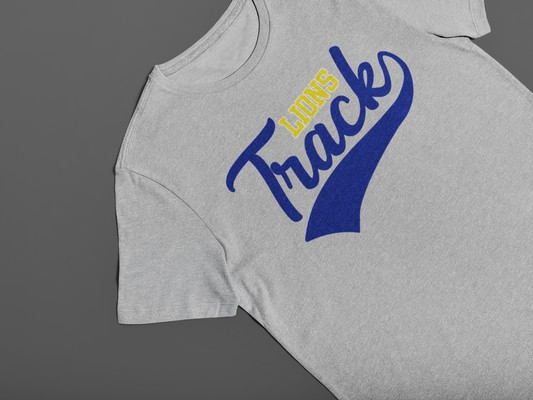 Lions Track Swoosh Tee