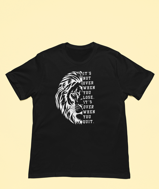 It's Not Over Lions Tee In White