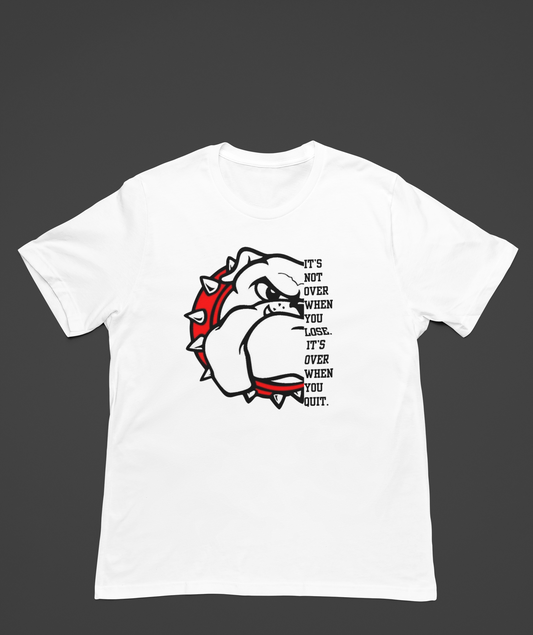It's Not Over Bulldogs Logo-Black